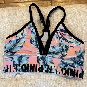 Victoria's Secret Pink and Black Trim Bra